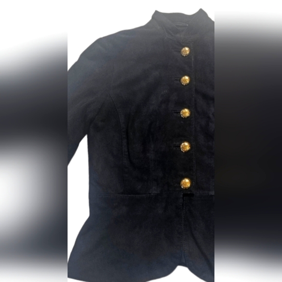 LRL Suede Military Blazer - Picture 9 of 9